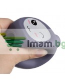 Сензорни блокове за деца, гумени меки креативни, Монтесори кула, пирамида 8 части